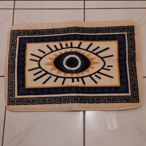 4/$40 New "Evil Eye" Floor Bath Mat - Small